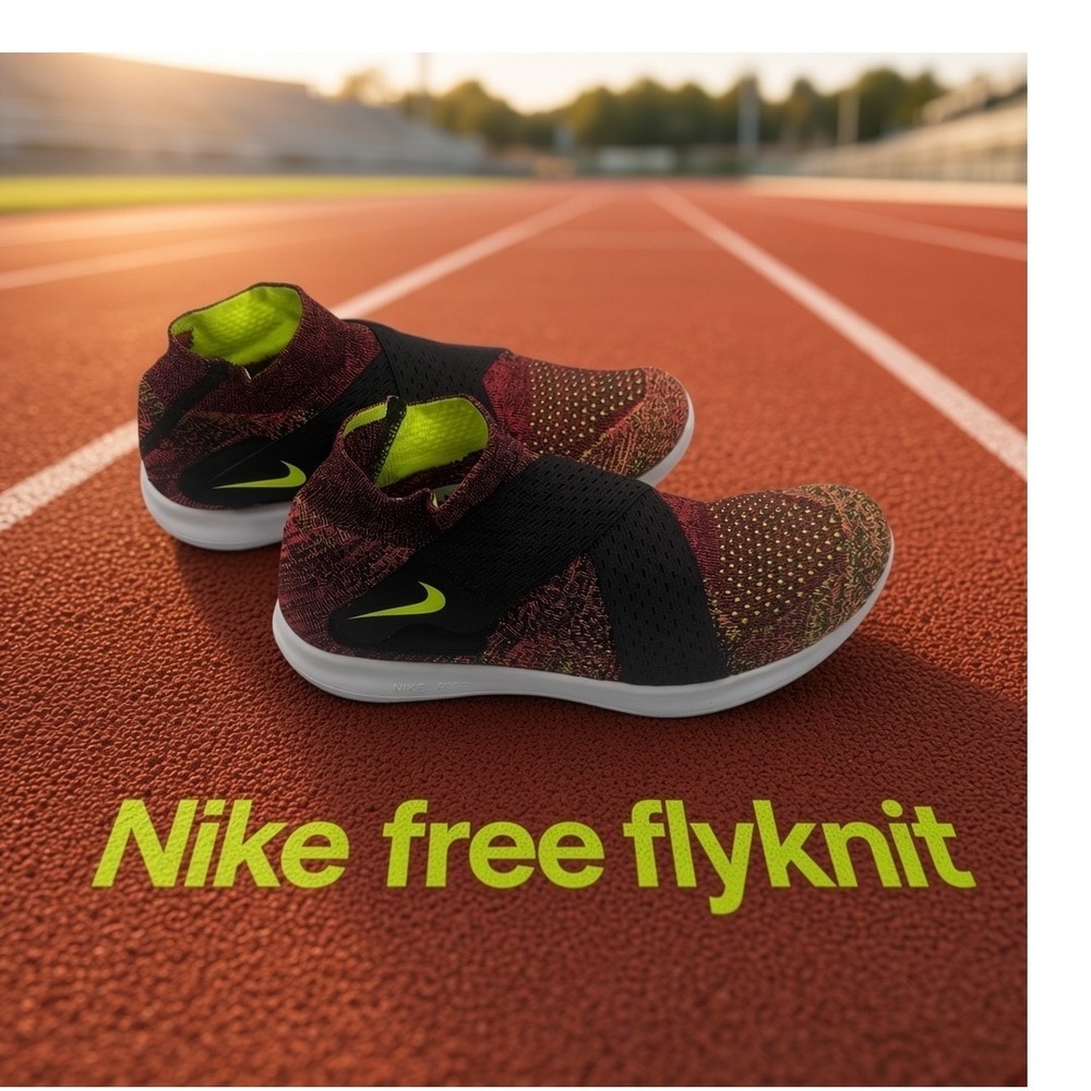Nike Free RN Motion Flyknit 2017 Womens Running Shoes 880846-004 Multi Color 7